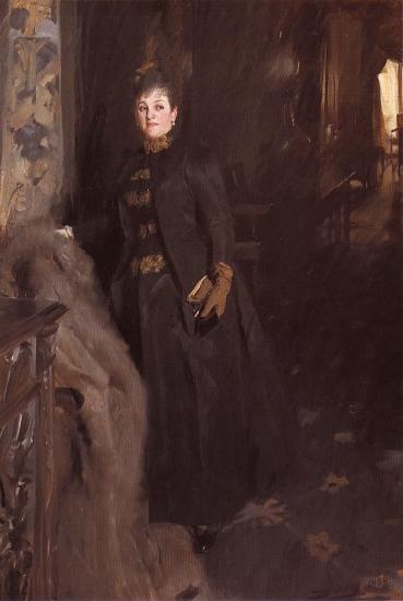 Anders Zorn Madame Clara Rikoff France oil painting art